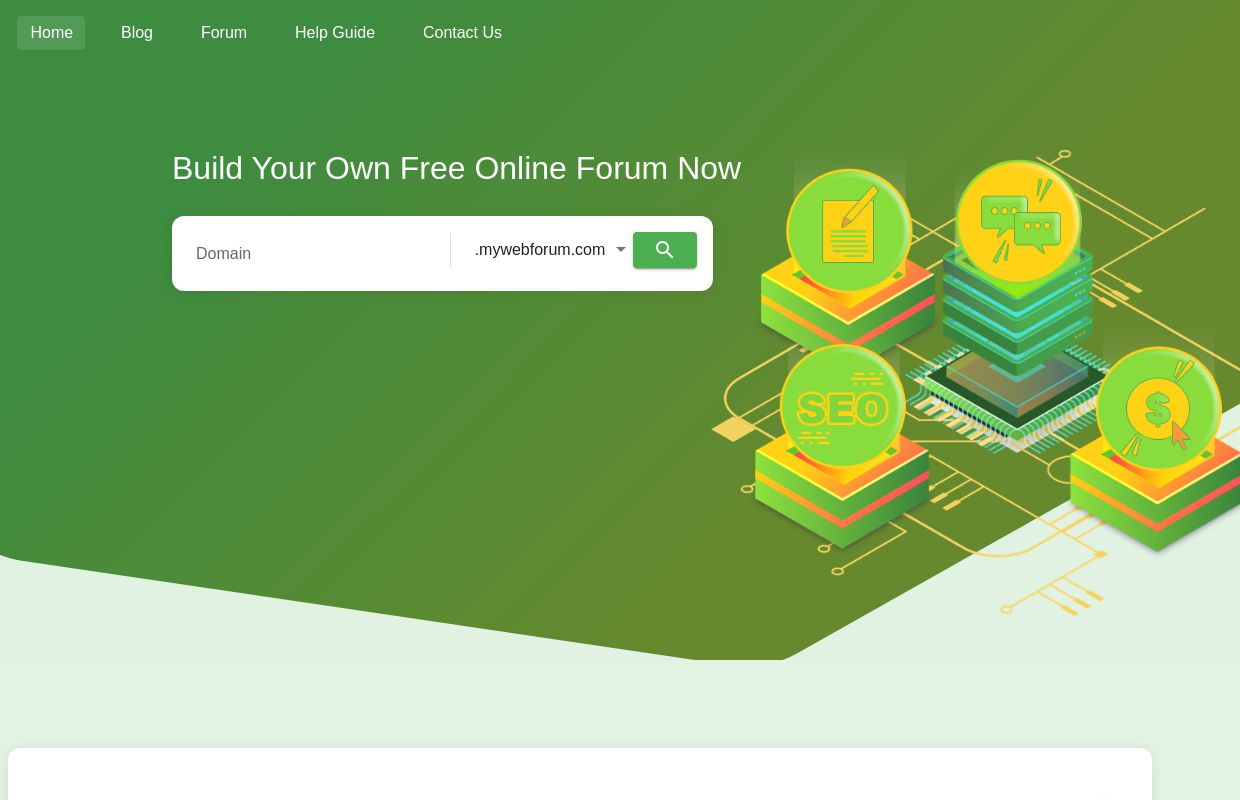 Create your own free forum